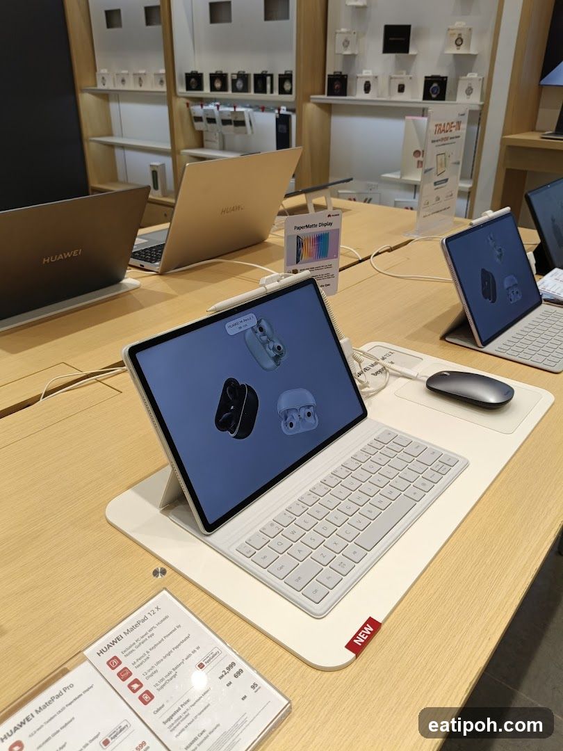 Huawei Product Display Area