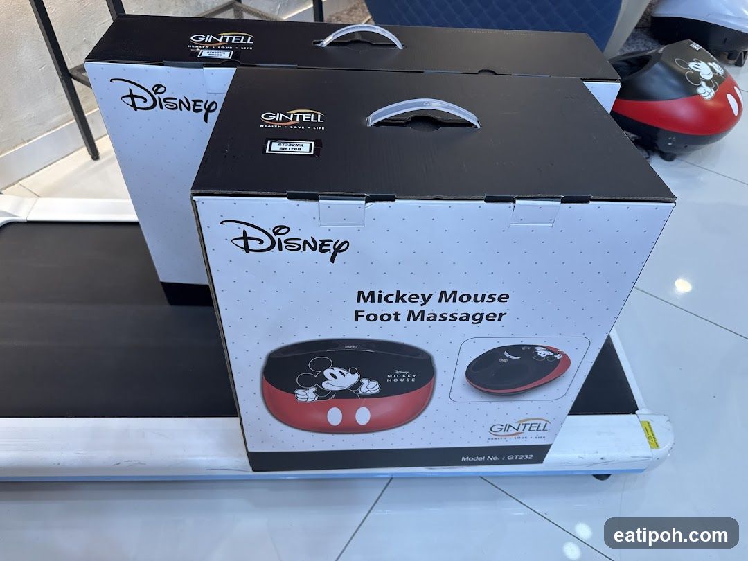 Disney Mickey Mouse Foot Massager Box