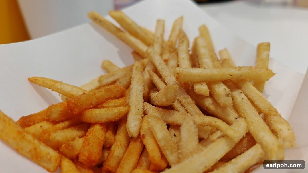 Fries in paper tray
