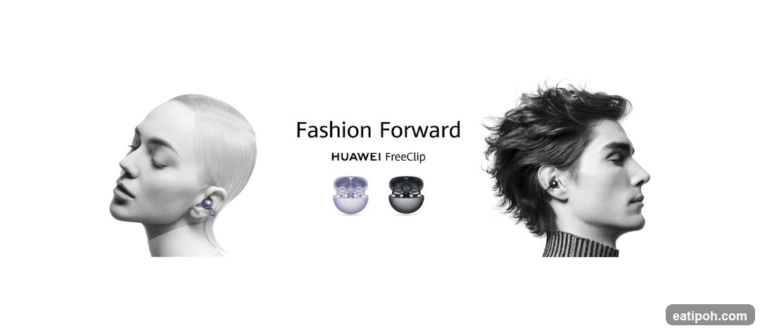 Huawei FreeClip Advertisement