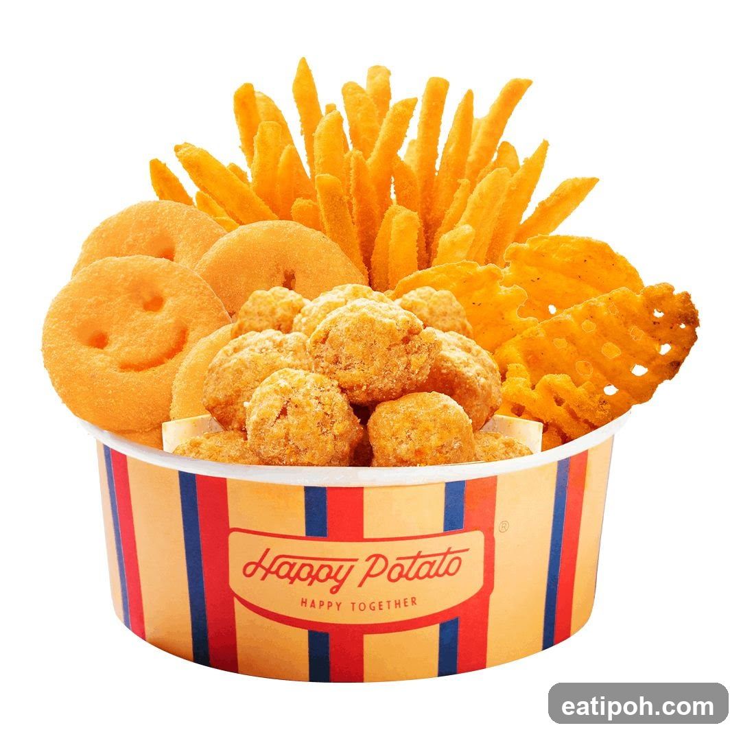 Happy Potato Snack Bucket