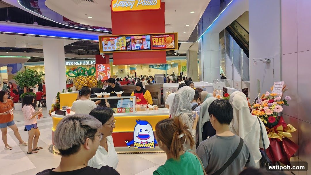Happy Potato Food Stall Interior