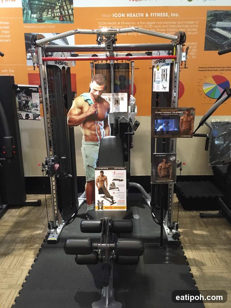 Fitness Equipment Display