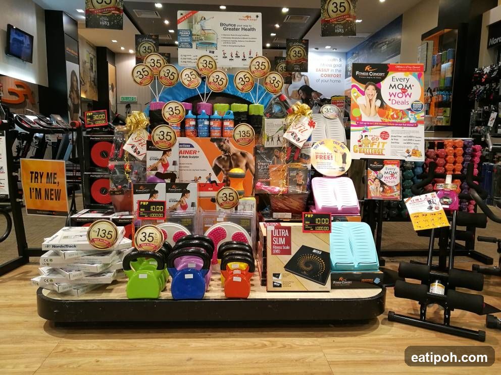 Fitness Equipment Store Interior
