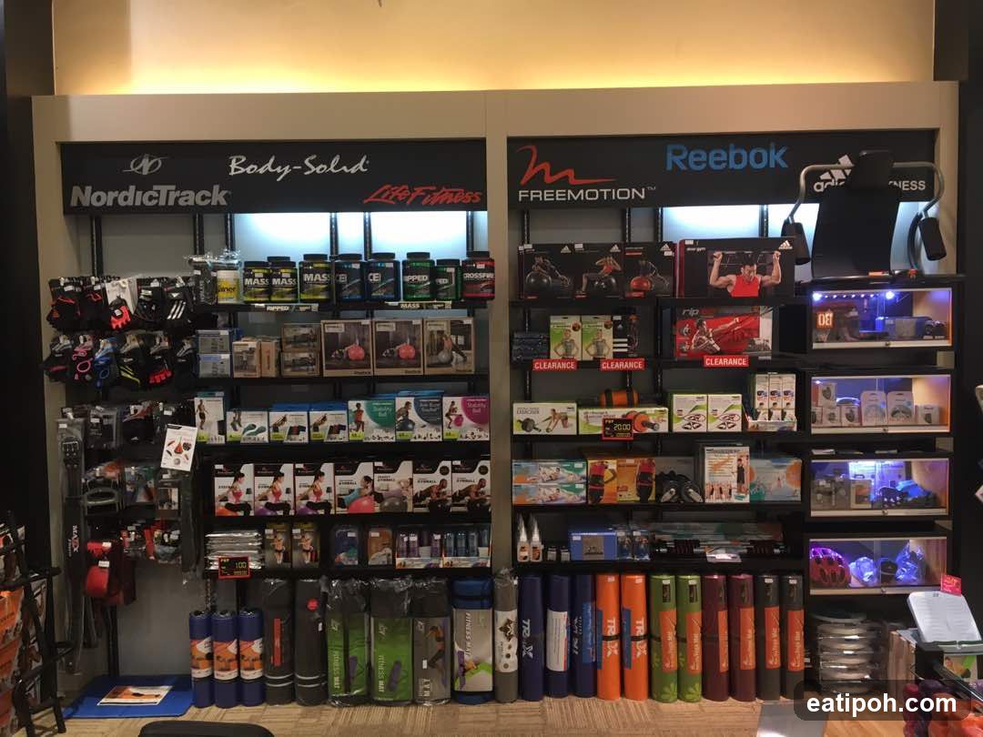 Fitness Equipment Store Interior