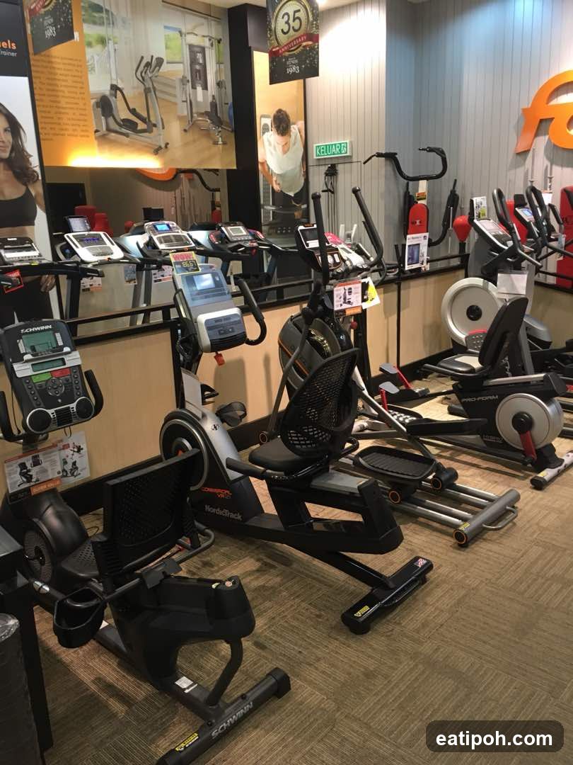 Fitness Equipment Store Interior