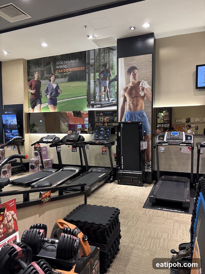 Fitness Equipment Store Interior