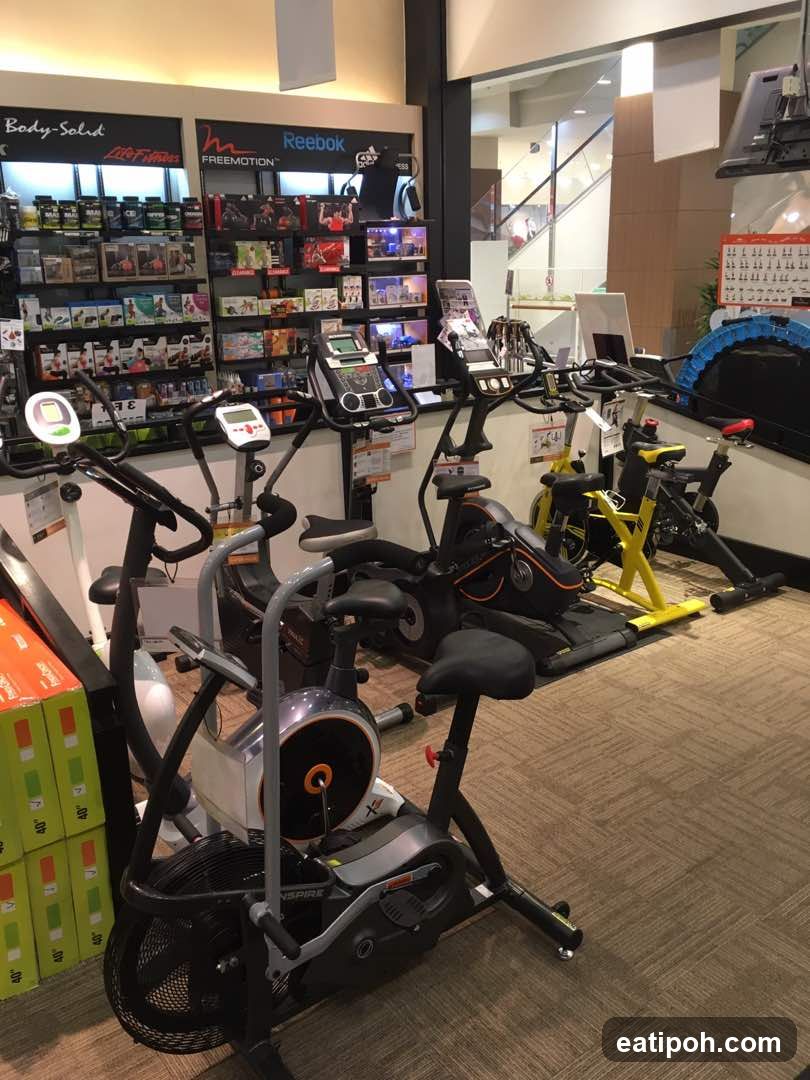 Fitness Equipment Store Interior