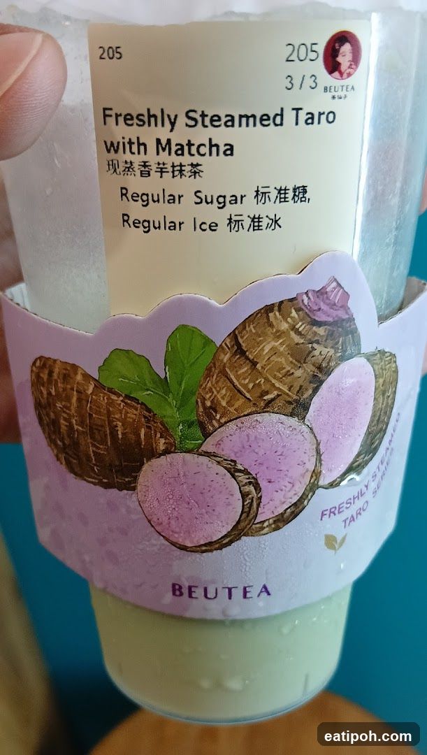 Beutea Taro Matcha Drink