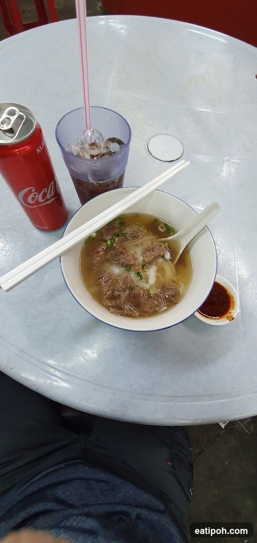 Table with food and drink