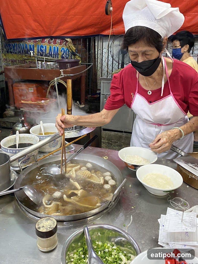 Food stall preparation