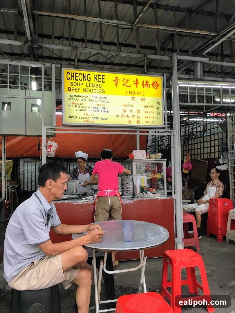 Cheong Kee Beef Noodles stall