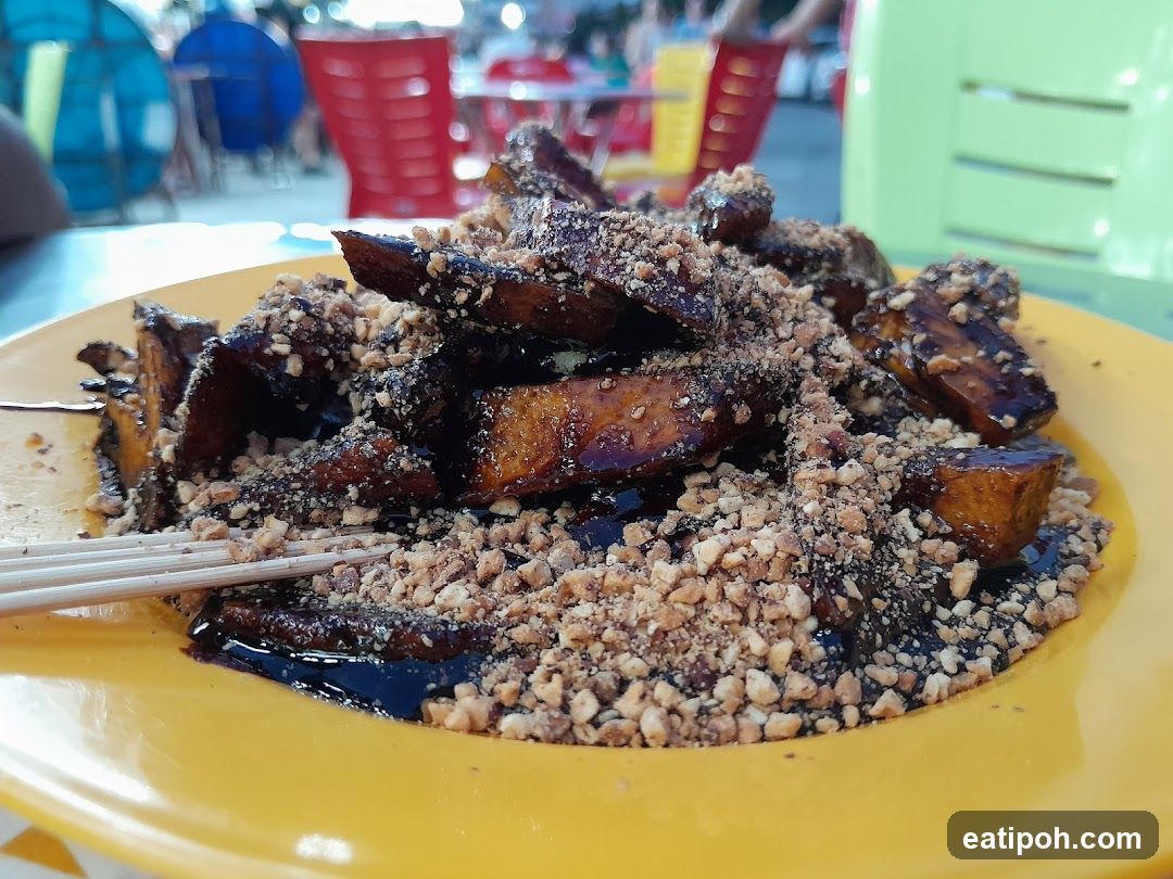 Food at outdoor eatery