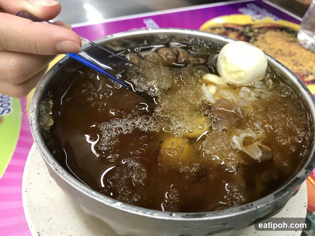 Close-up of a bowl of dessert