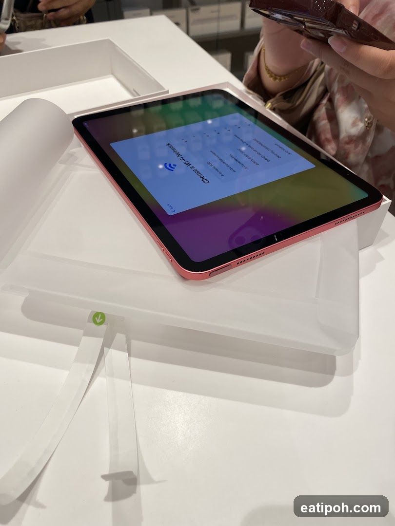 Tablet Display in Store
