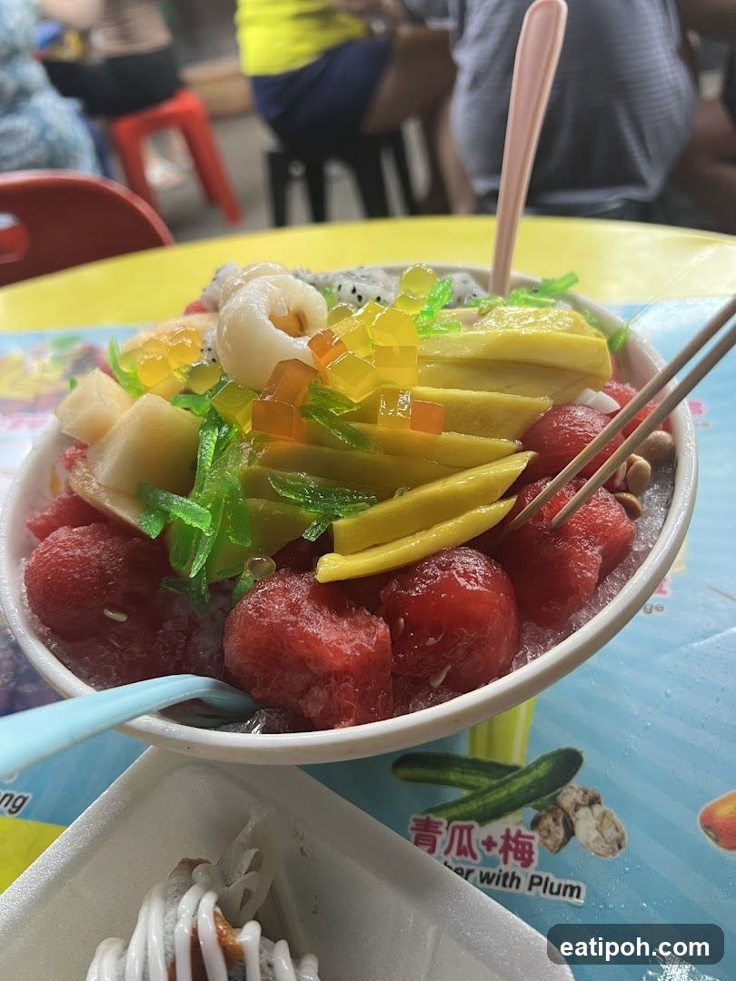 Food at a stall