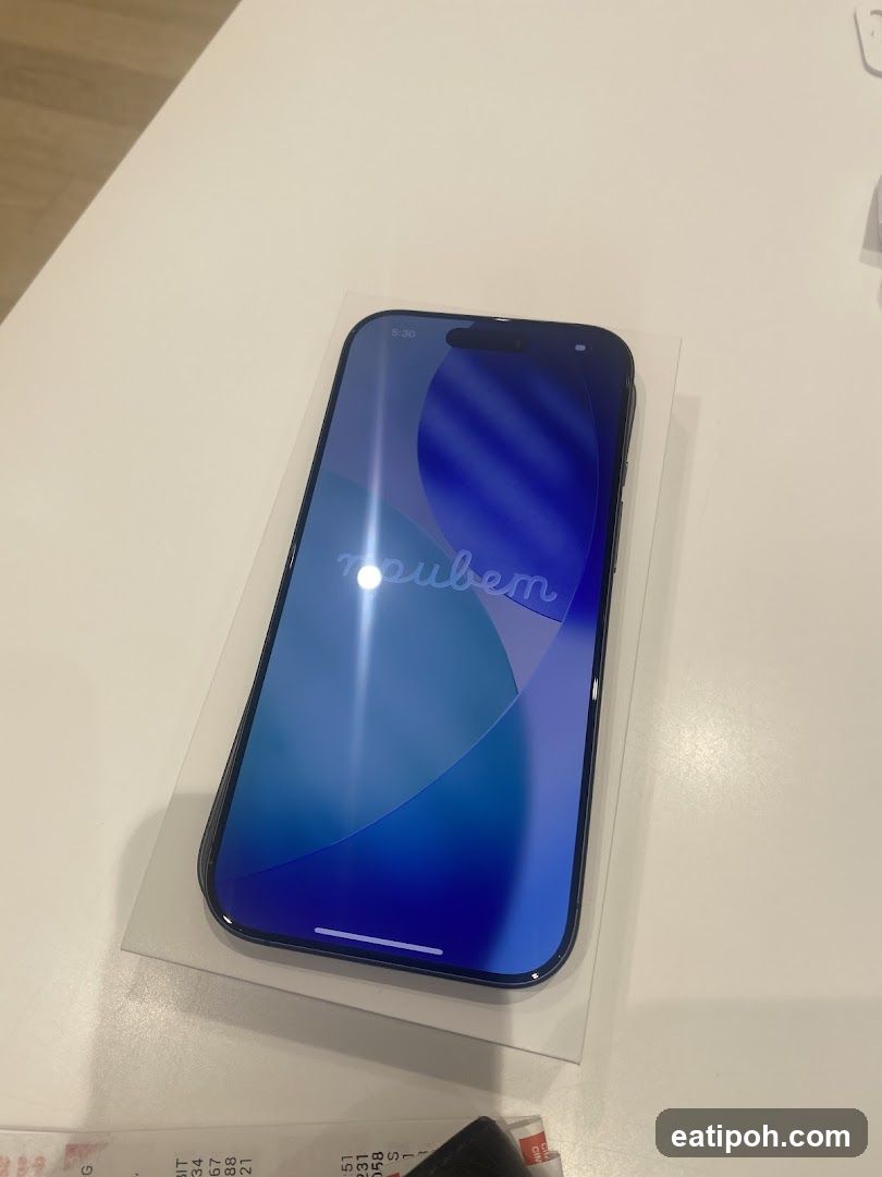 iPhone Display on Counter