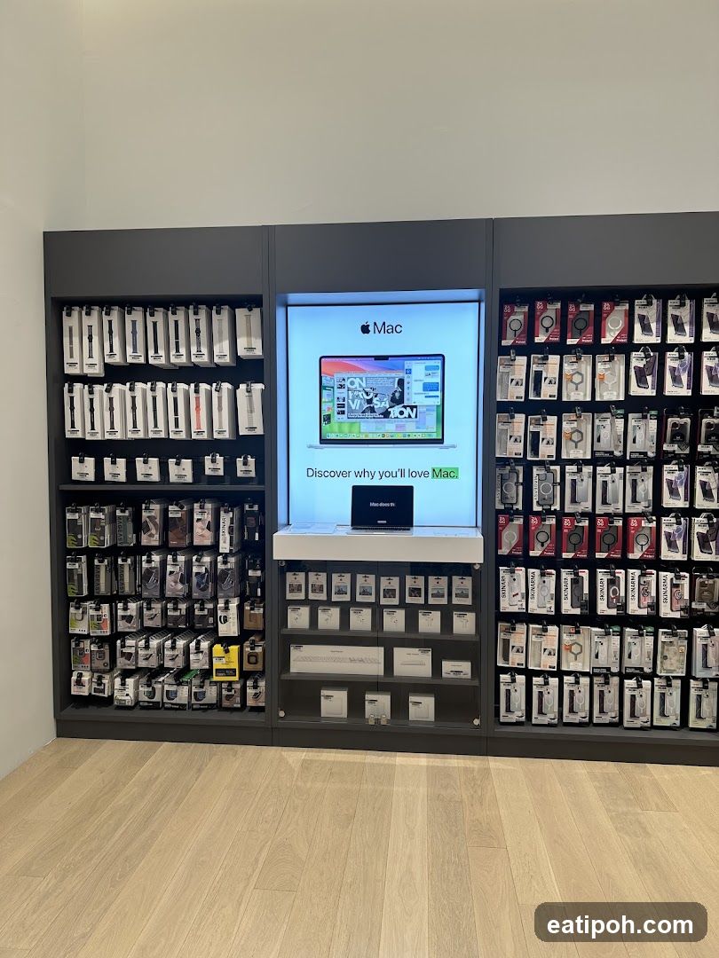 Apple Product Display Area