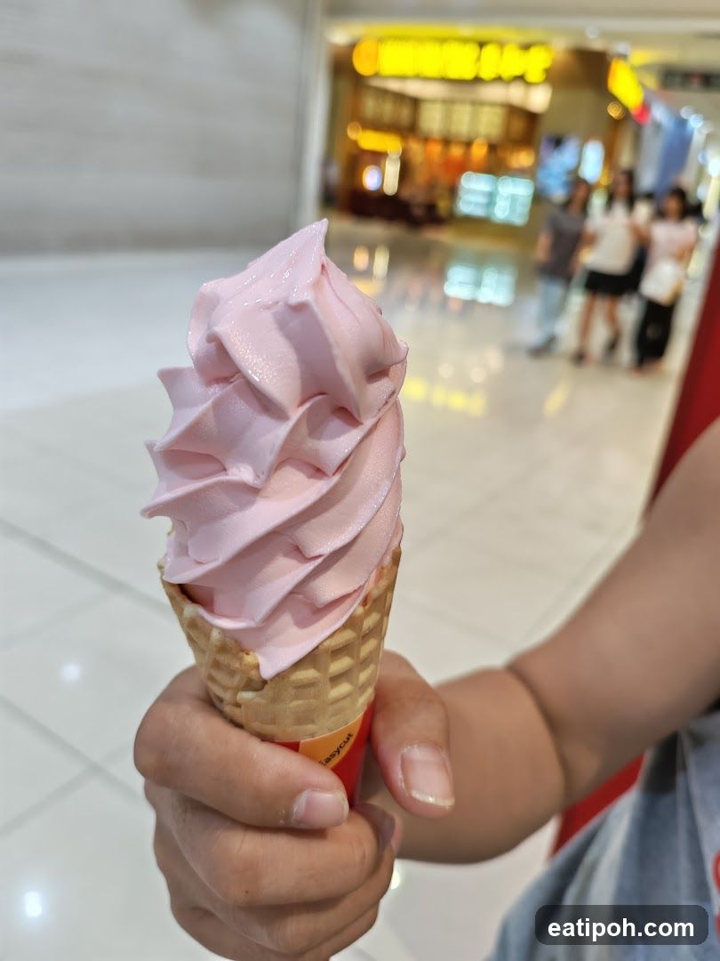 Soft Serve Ice Cream in Mall