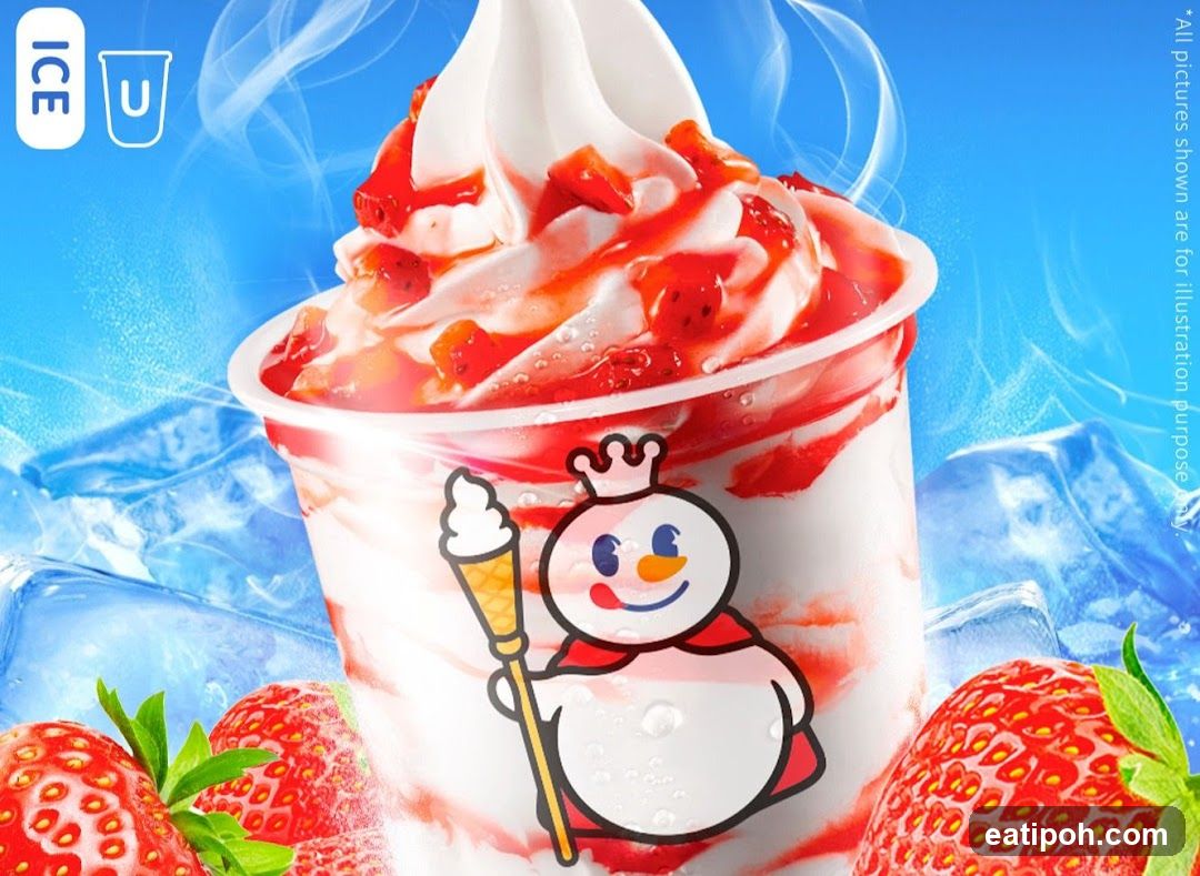 ICE U Strawberry Soft Serve