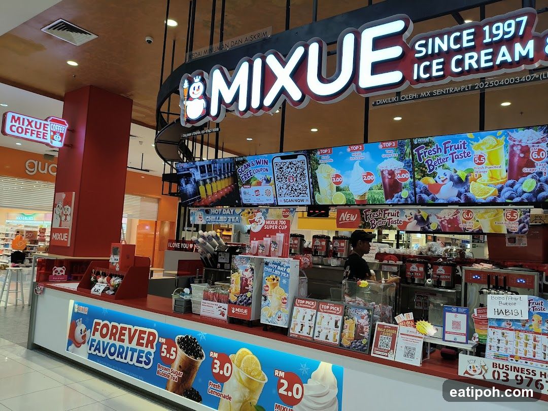 Mixue Ice Cream Store Interior