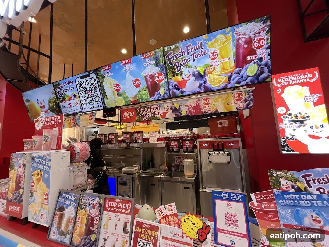 Mixue Ice Cream & Tea Shop Interior
