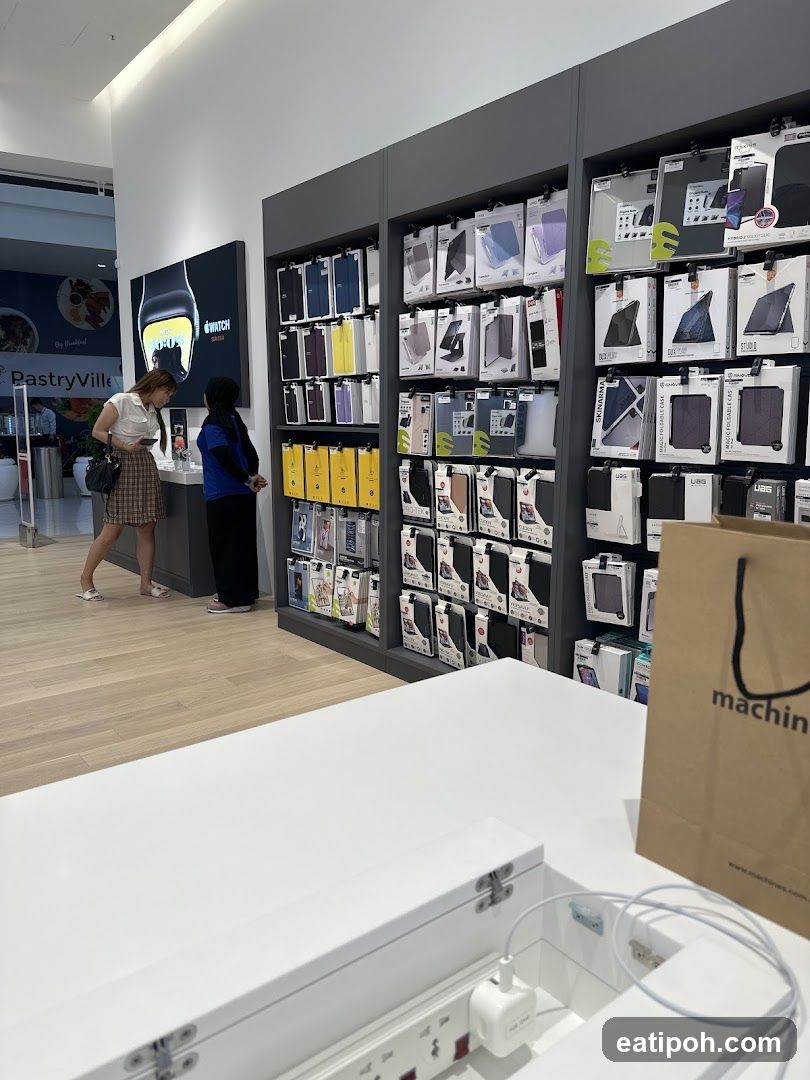 Store Interior with Product Displays