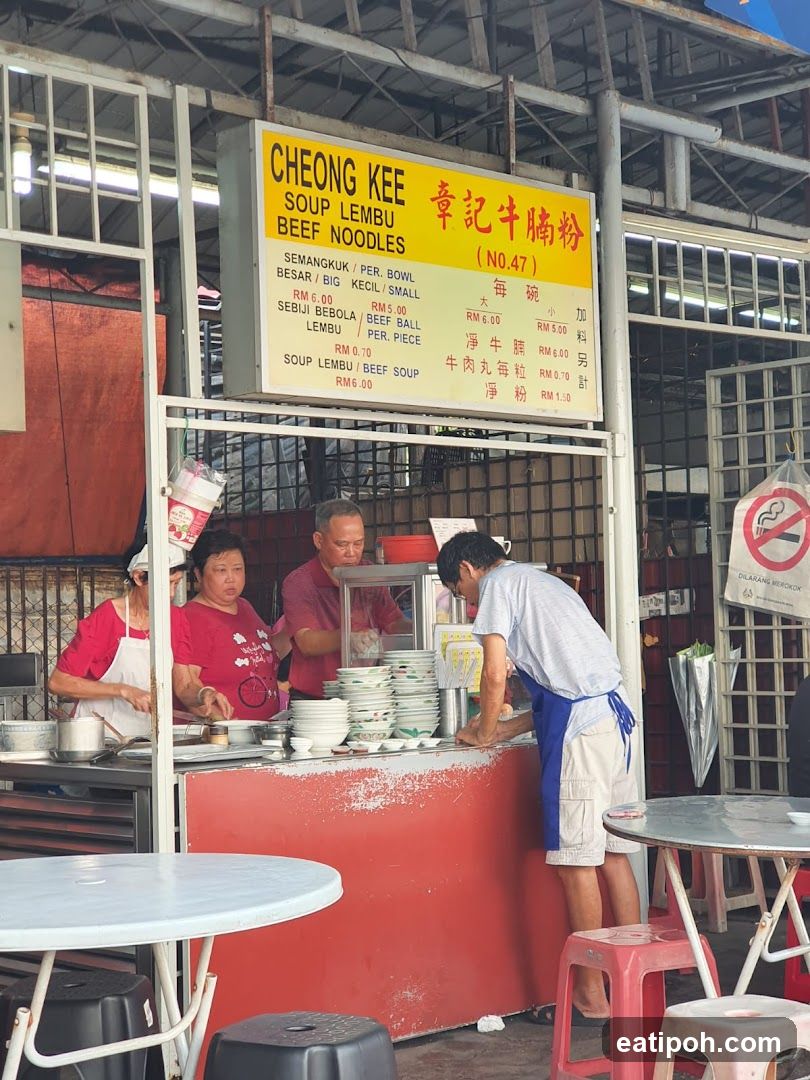 Cheong Kee Beef Noodles stall