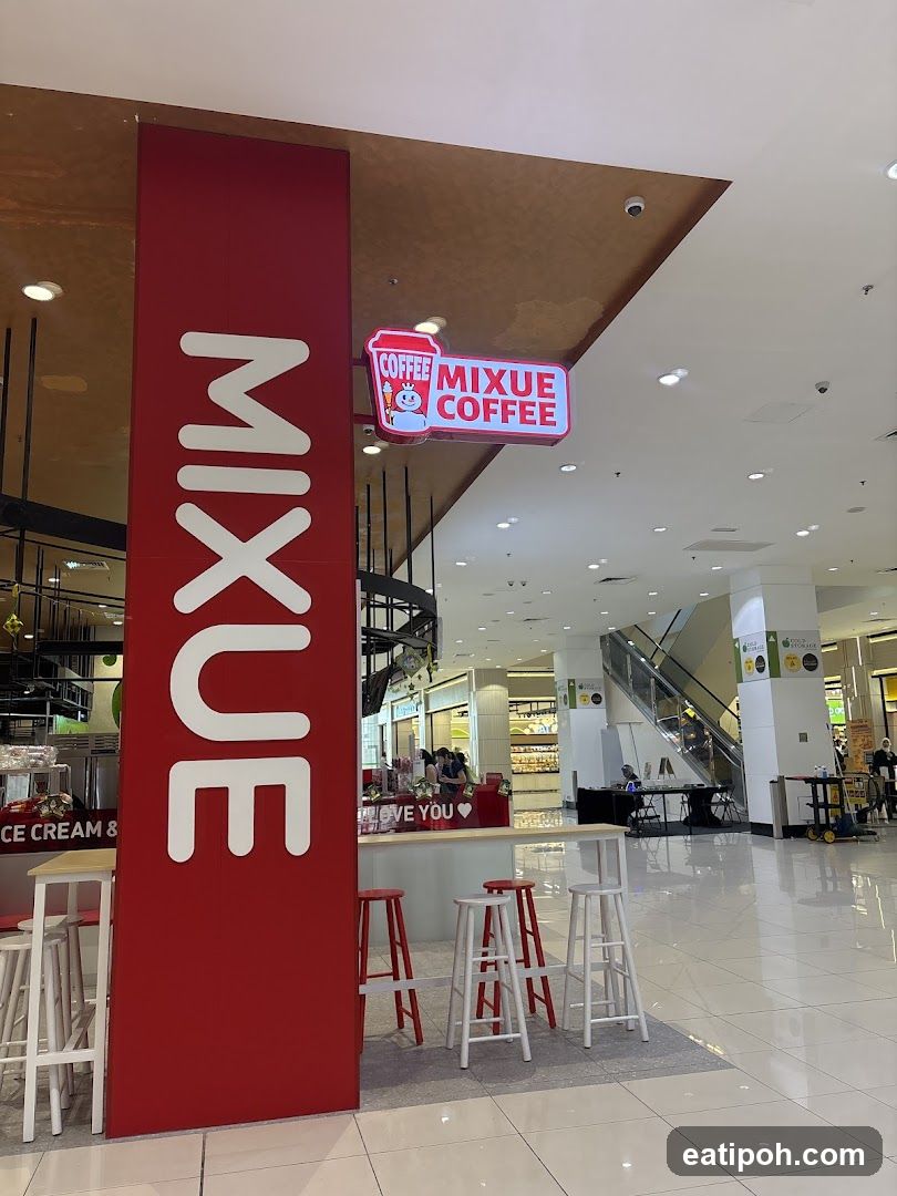 Mixue Coffee Storefront Interior