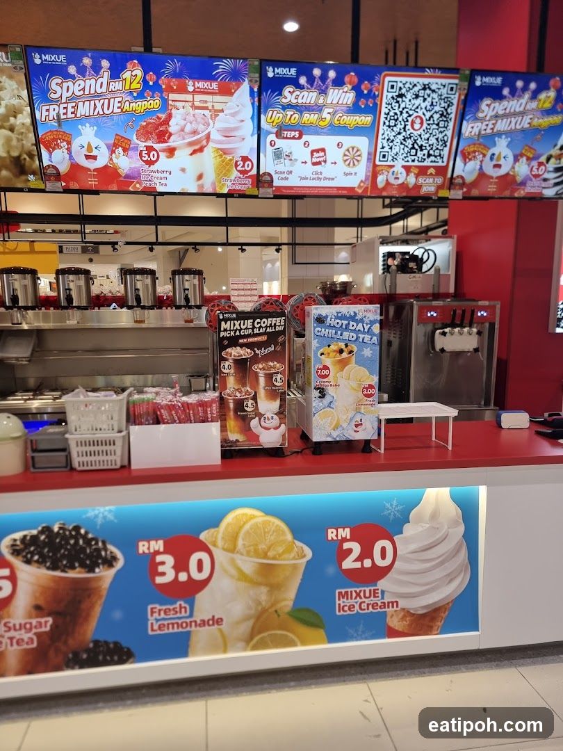 Mixue Beverage Counter