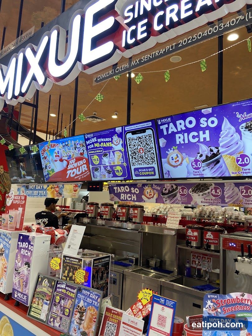 Mixue Ice Cream Shop Interior