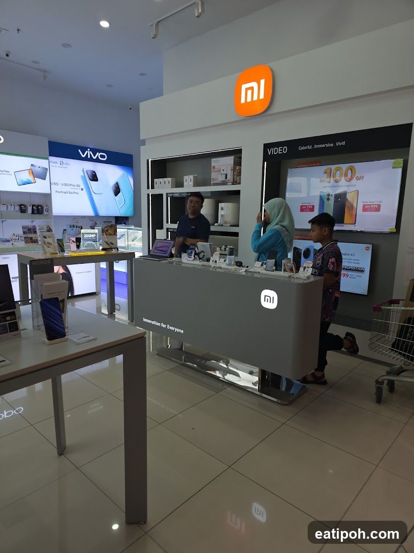 Electronics Store Interior
