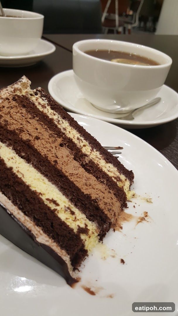 Coffee and Cake at Table