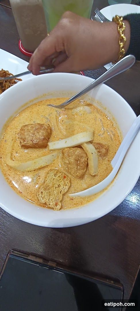 Food at dining table