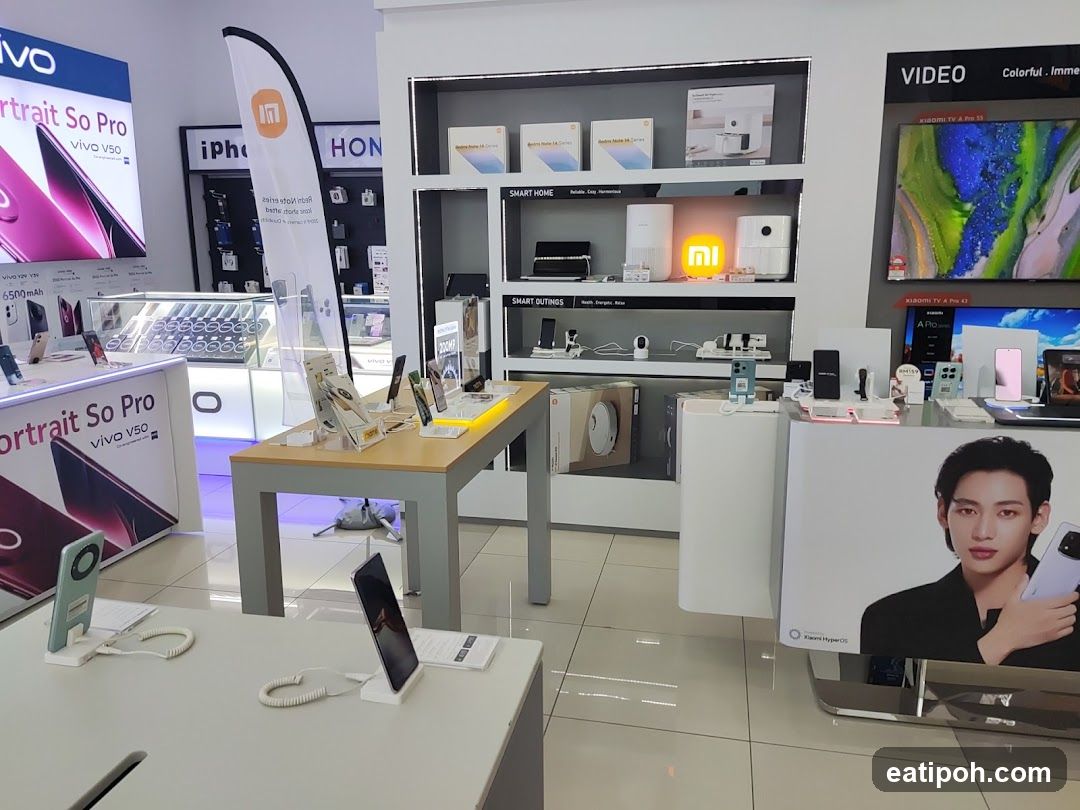Electronics Store Interior