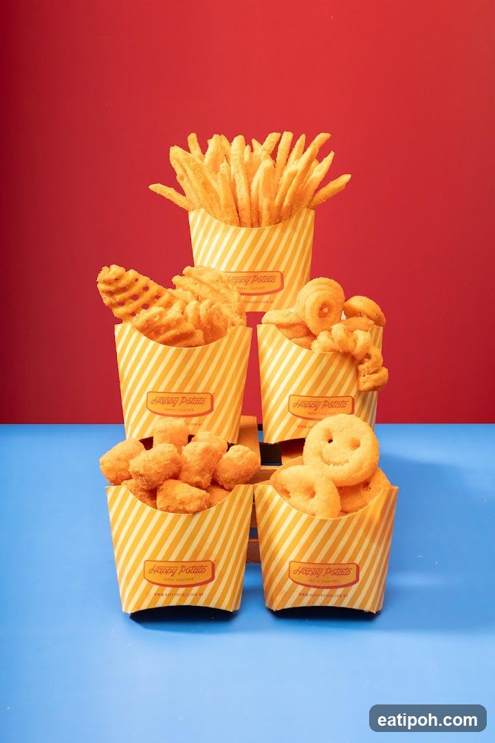 Happy Potato Food Display