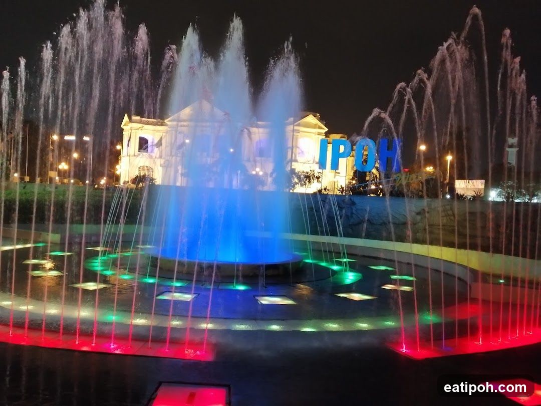IPOH Fountain at Night