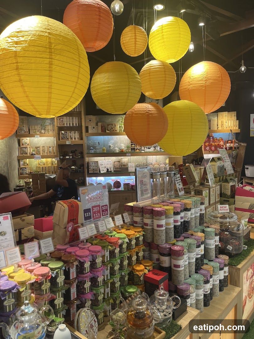 Interior of a retail store