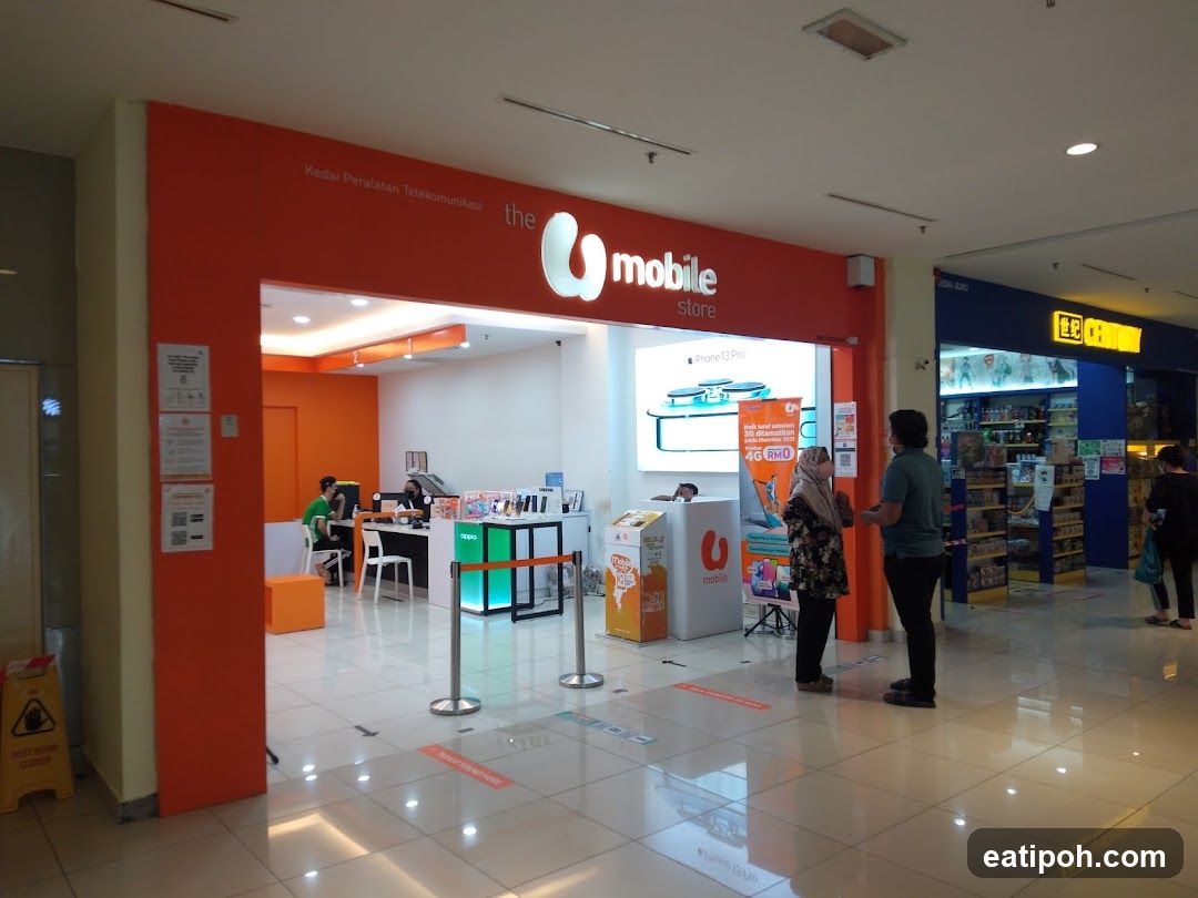 The U Mobile Store Entrance