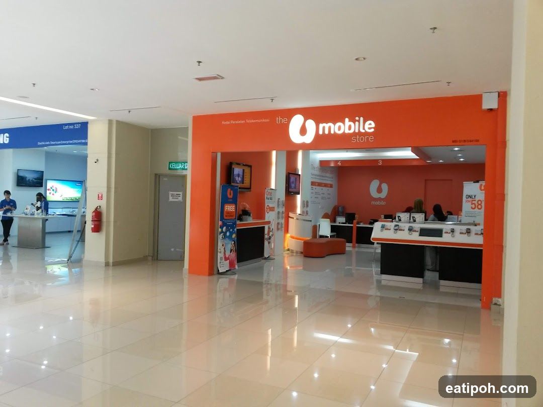The U Mobile Store Interior