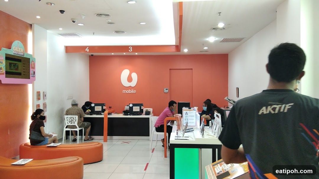 Inside a U Mobile Store
