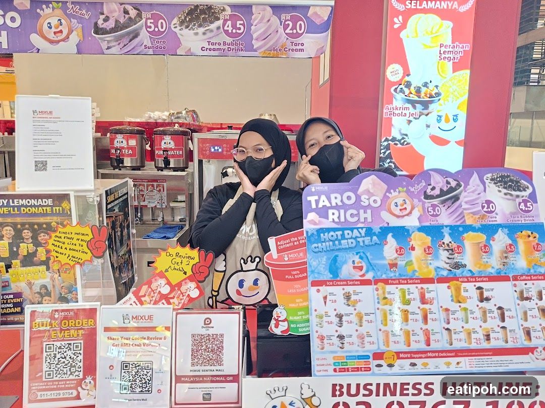 Mixue Taro So Rich Stand