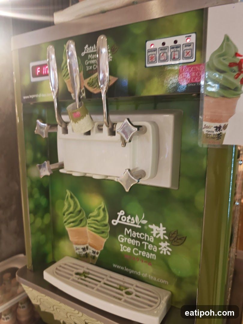 Matcha Green Tea Ice Cream Machine