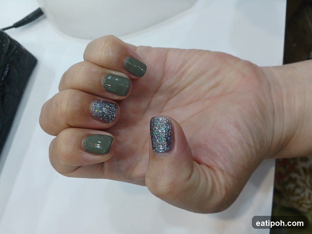 Hand with Nail Art