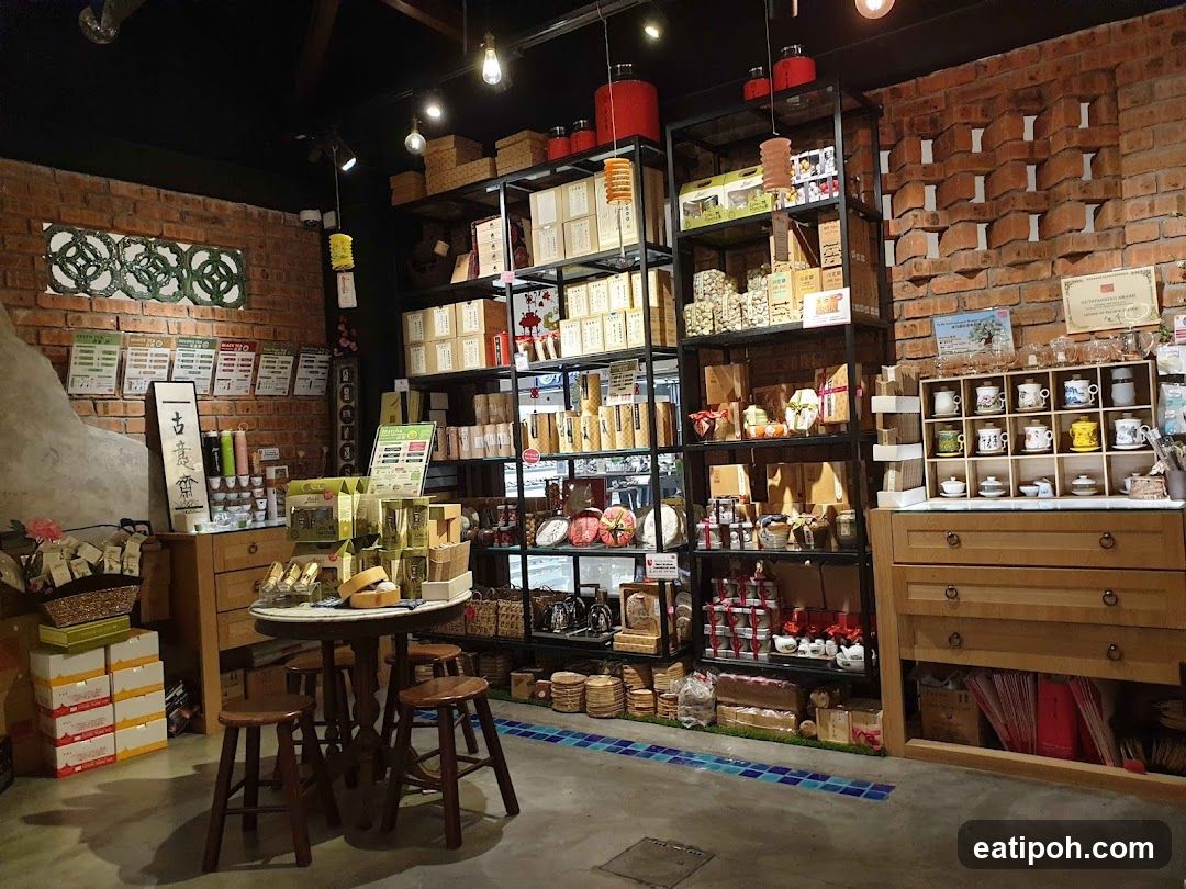 Interior of a traditional goods store