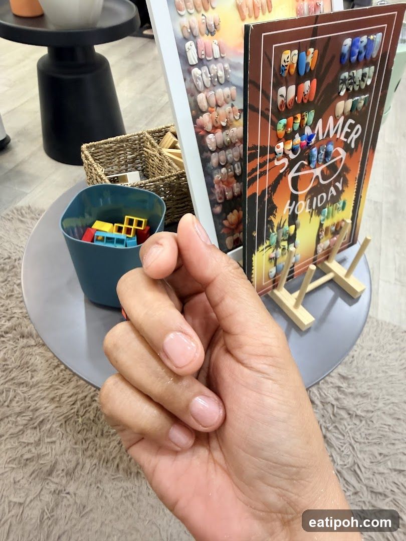 Nail Salon Interior Display
