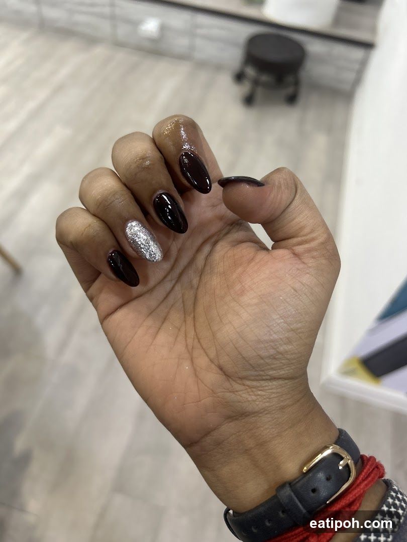 Hand with Nail Art