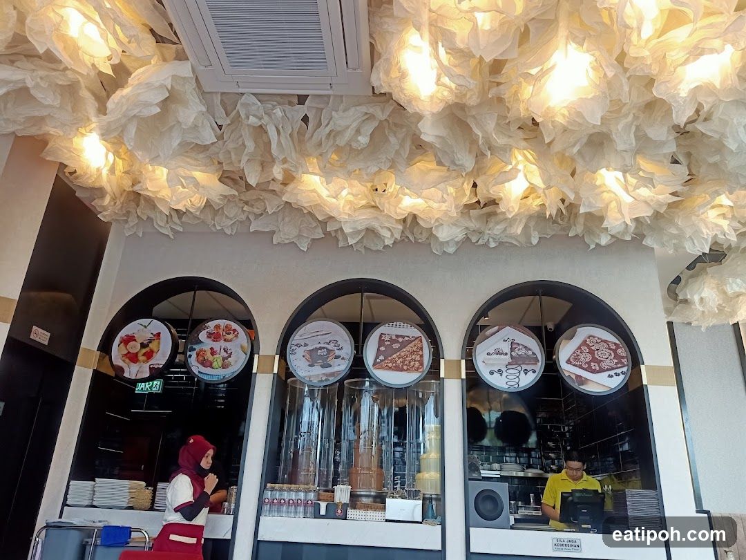 Interior of a café or dessert shop