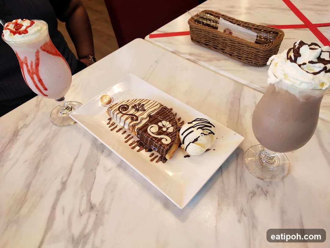 Dessert Display at Café