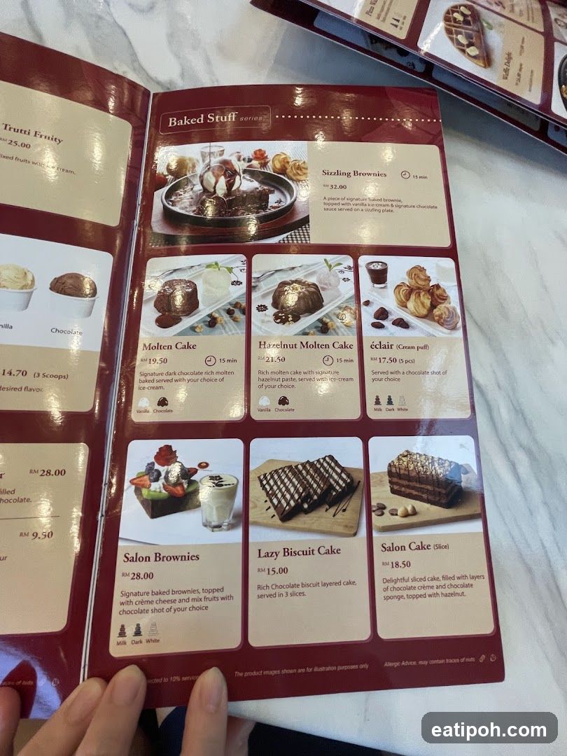 Baked Stuff Series Menu